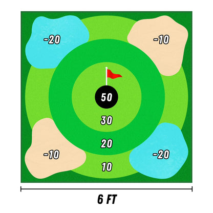 Sticky Chipping Golf Target Game, Indoor Outdoor Game, for All Ages, by