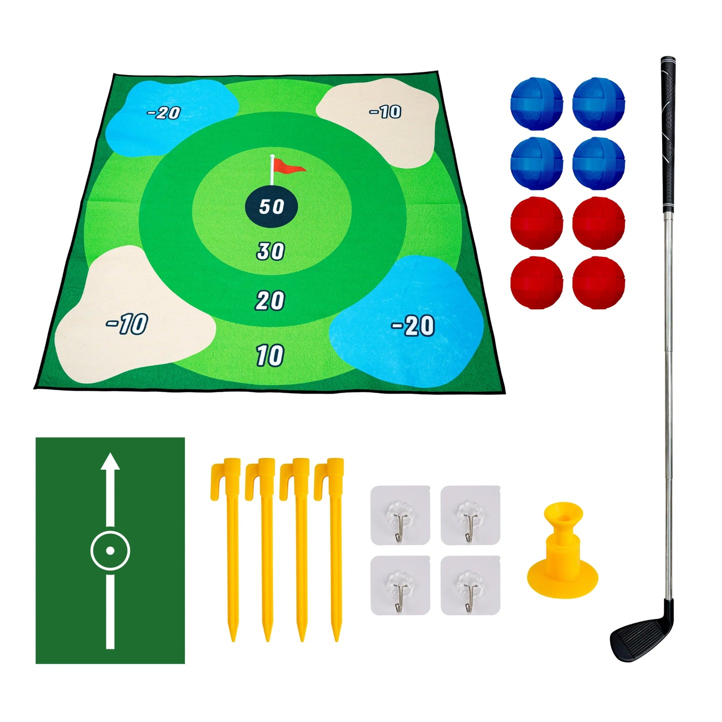 Sticky Chipping Golf Target Game, Indoor Outdoor Game, for All Ages, by