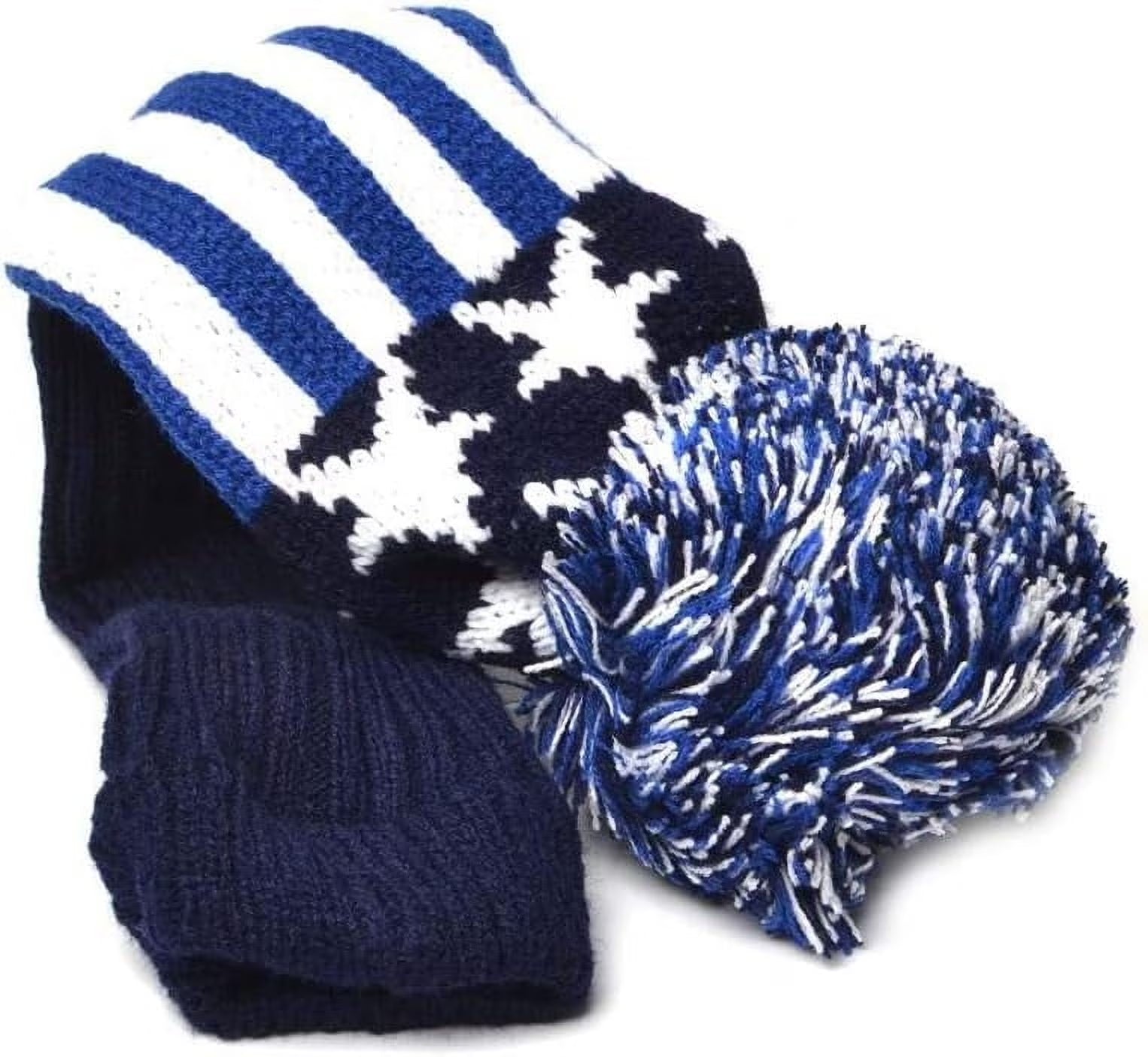 Knitted Golf Club Head Covers for Driver and Fairway Woods Headcovers Set (Pack of 3)