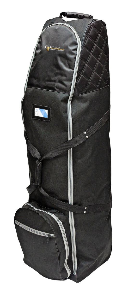 Deluxe Wheeled Golf Travel Bag with Padded Cover