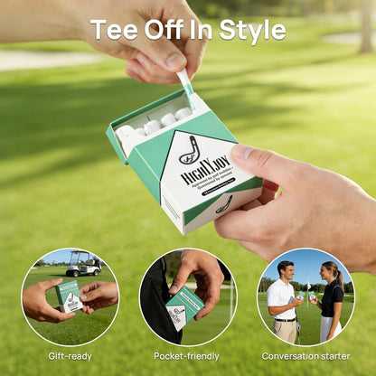 Funny Golf Tees — 18-Pack, 3.25in Flip-Top Box