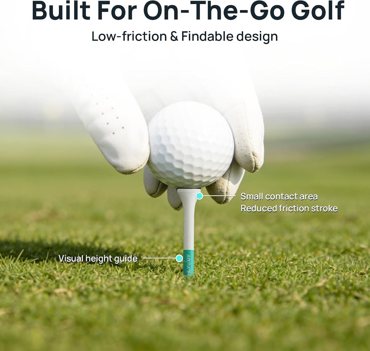 Funny Golf Tees — 18-Pack, 3.25in Flip-Top Box