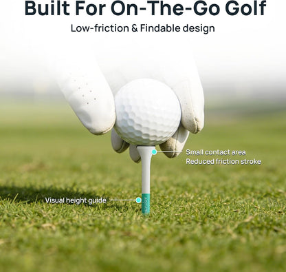 Funny Golf Tees — 18-Pack, 3.25in Flip-Top Box
