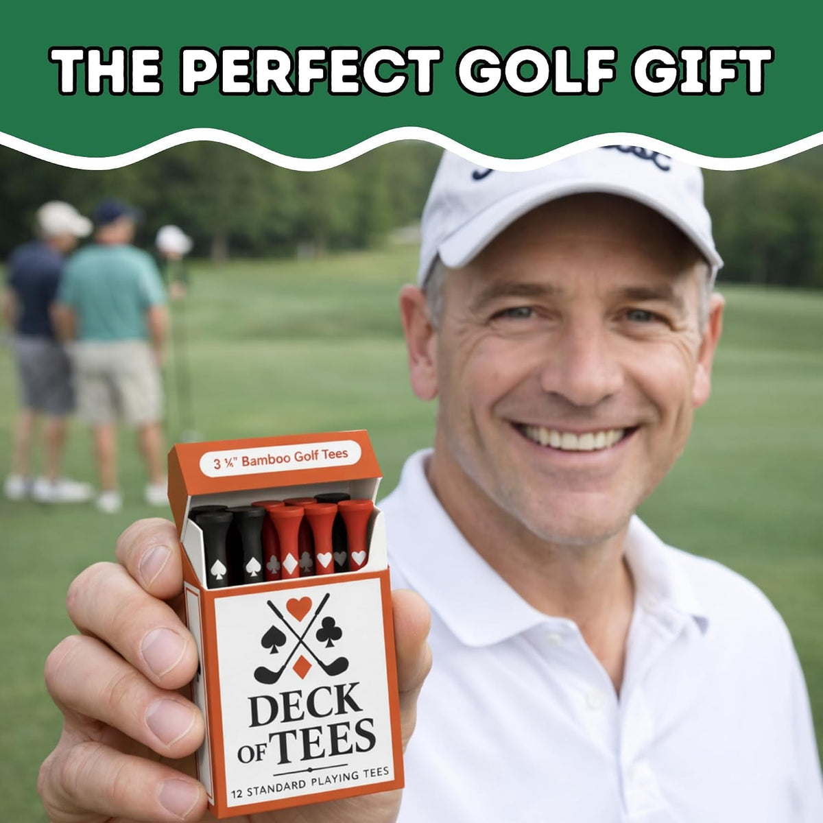Marlbogey Funny Golf Tees — Bamboo, 10-Pack Box