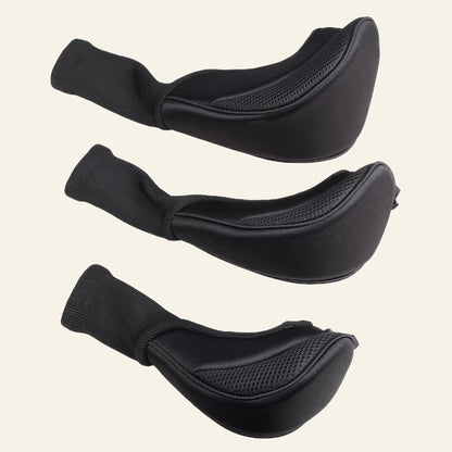 Golf Head Covers — Driver & Fairway Wood Set (3-Pack)