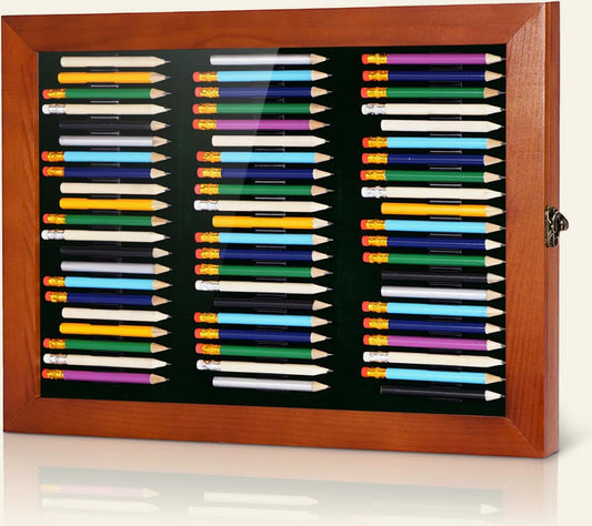 Golf Pencil Display Case — 3-Column, Holds 63 Pencils