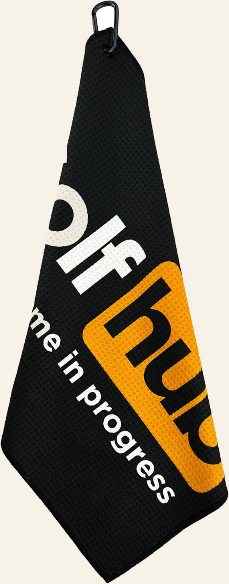 Golfhub Golf Towel — Printed, with Bag Carabiner